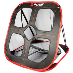 p2i150140-cible-d-entrainement-pop-up-pure2improve-chipnet-88x82x80cm-noir-rouge-gris-tu