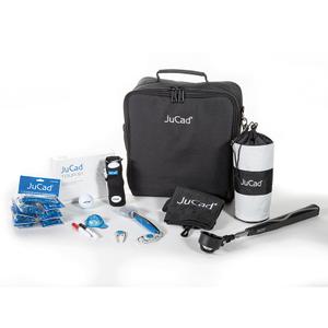 jgset3-set-de-golf-n-3-sac-de-roue-serviette-brosse-multi-usage-epuisette-de-golf-telescopique-jucad-noir-tu