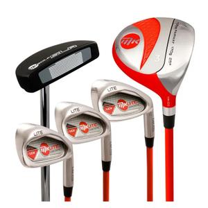mkdjsetmk2r53-set-de-golf-1-2-serie-droitier-enfant-mkids-pbs-rouge-argente-135-cm