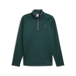 626982-09-polaire-gaufre-1-4-zip-puma-green