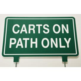 stg09908-panneau-d-affichage-standard-golf-drop-zone-vert-23x38-cm