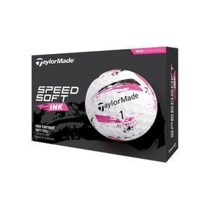 tayl0928921-balles-de-golf-taylormade-tm24-speedsoft-ink-x12-rose-tu