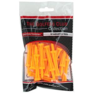goc20teg07mpl-tee-a-etage-plastique-the-golfers-club-x20-orange-50-mm