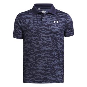 1377349-410-polo-enfant-under-armour-performance-bleu-navy-gris-chine
